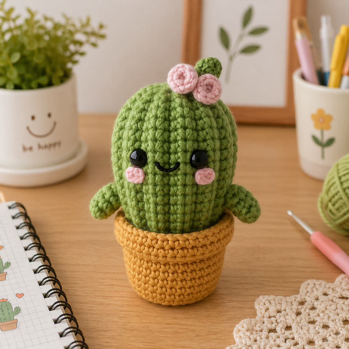 Crochet Amigurumi – Happy Plant Friends