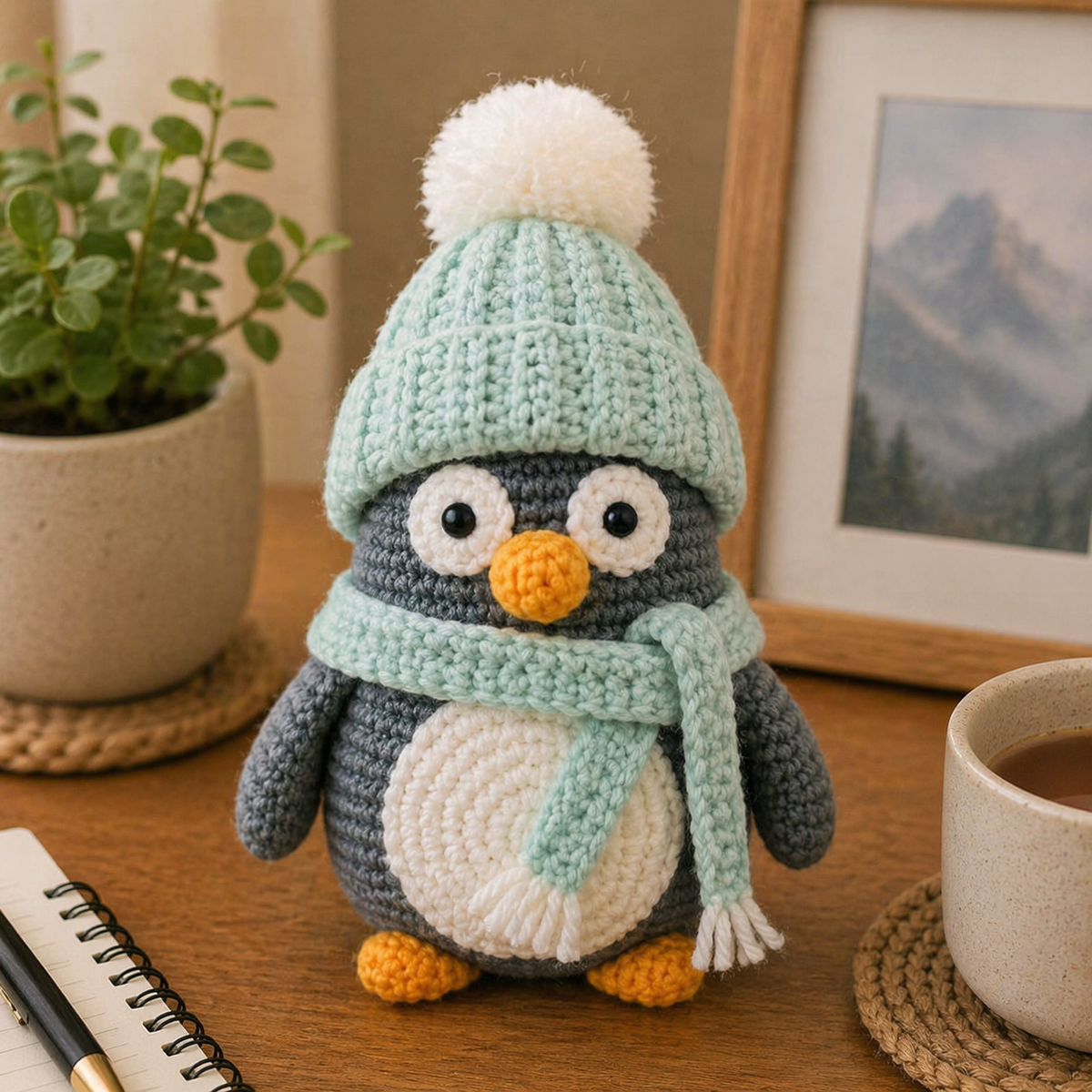 Crochet Amigurumi – Cozy Penguin Friends