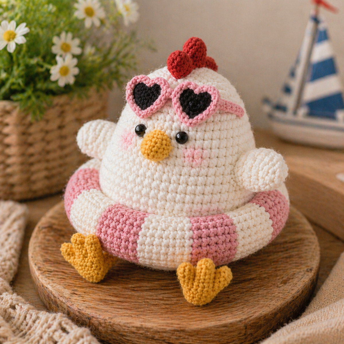 Crochet Amigurumi – Summer Float Chicks
