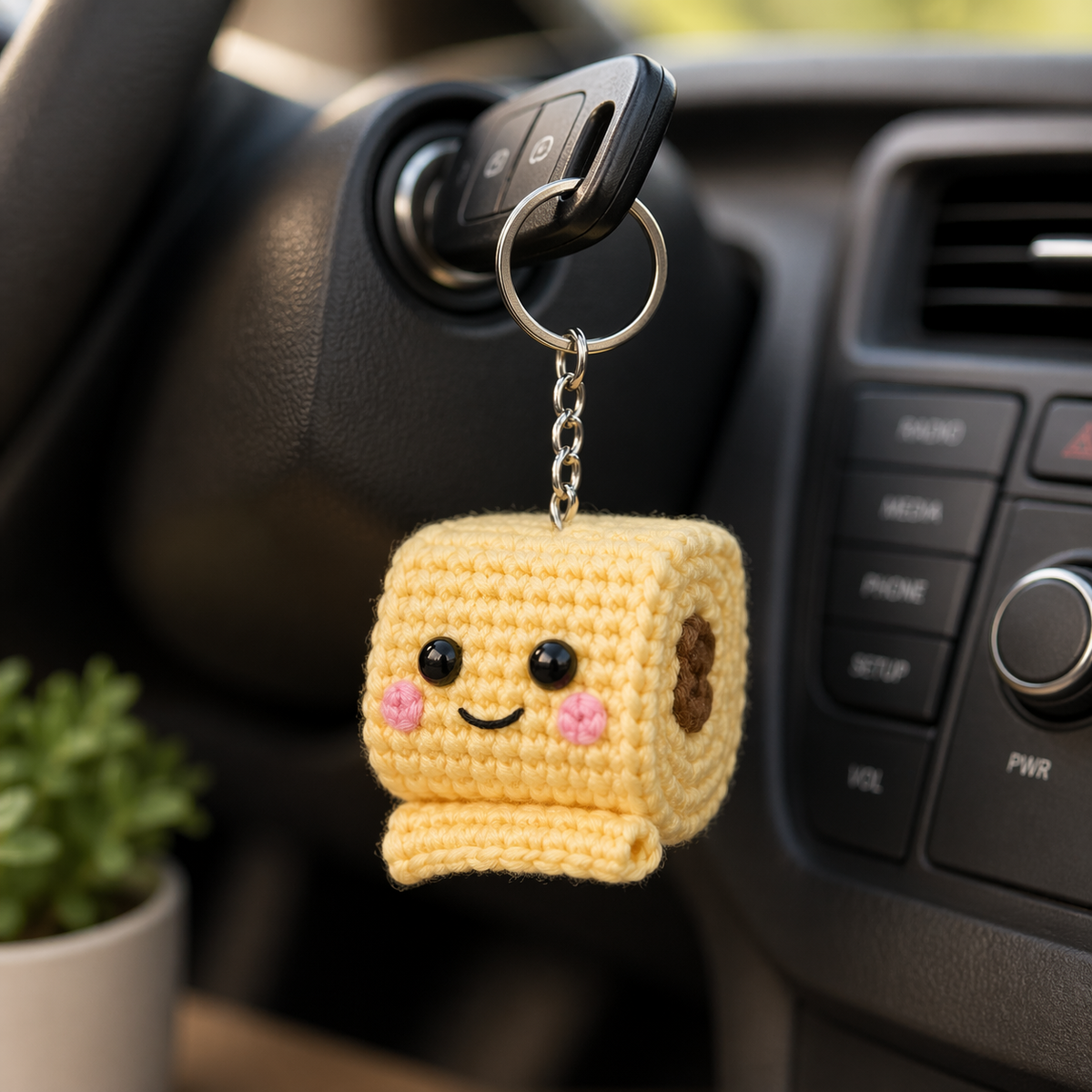 Crochet Keychain – Silly Bathroom Friends