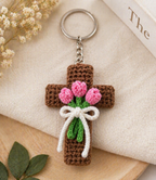 Crochet Keychain – Faith & Sacred Figures
