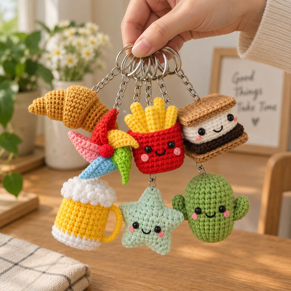 Crochet Key Chain – Playful Charms