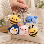 Crochet Keychain – Cute Animal Friends