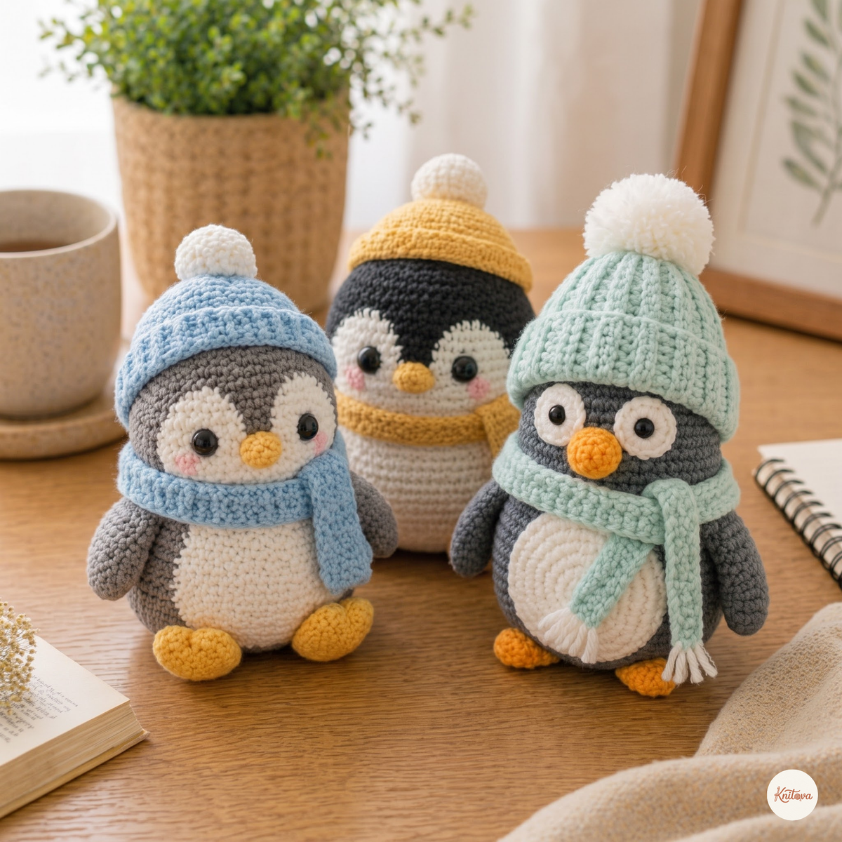 Crochet Amigurumi – Cozy Penguin Friends