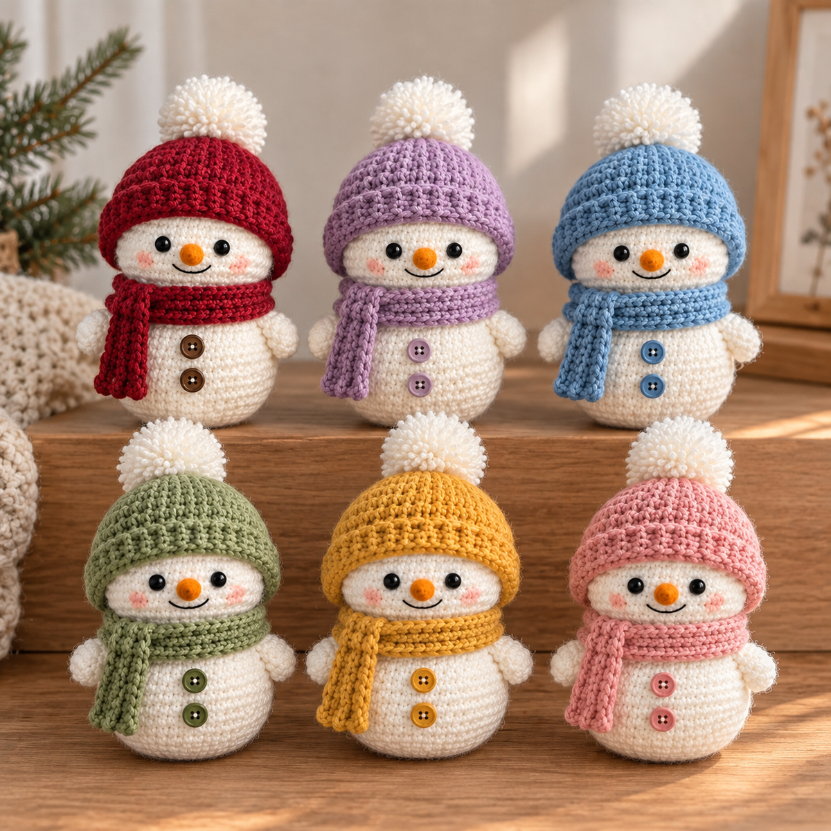 Crochet Amigurumi – Cozy Snow Buddy