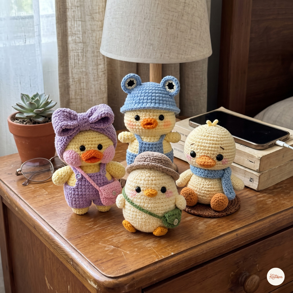 Crochet Amigurumi – Dress-Up Duck Friends