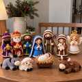 Crochet Amigurumi – Full Mini Nativity Set (11 Piece)