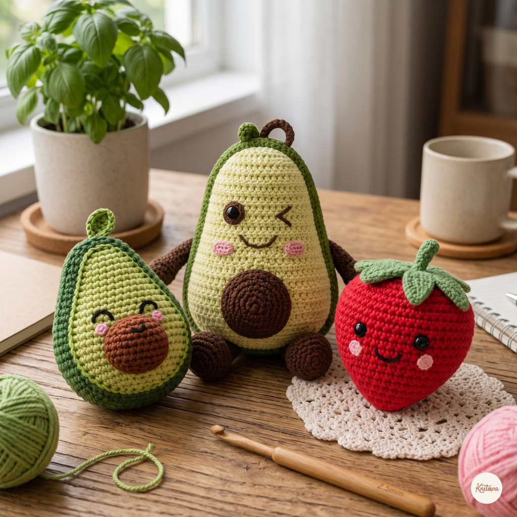 Crochet Amigurumi – Fruit Friends