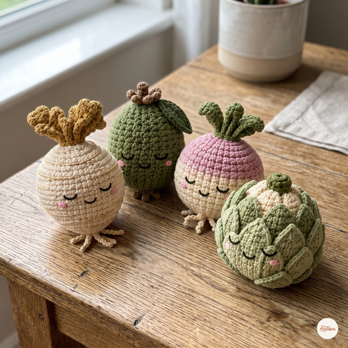Crochet Amigurumi – Garden Veggie Friends