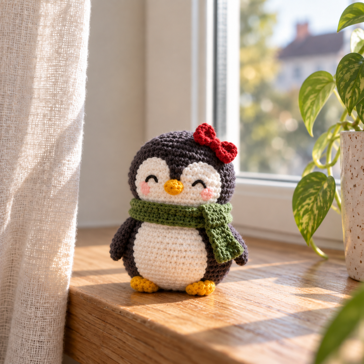 Crochet Amigurumi – Winter Penguin Pair