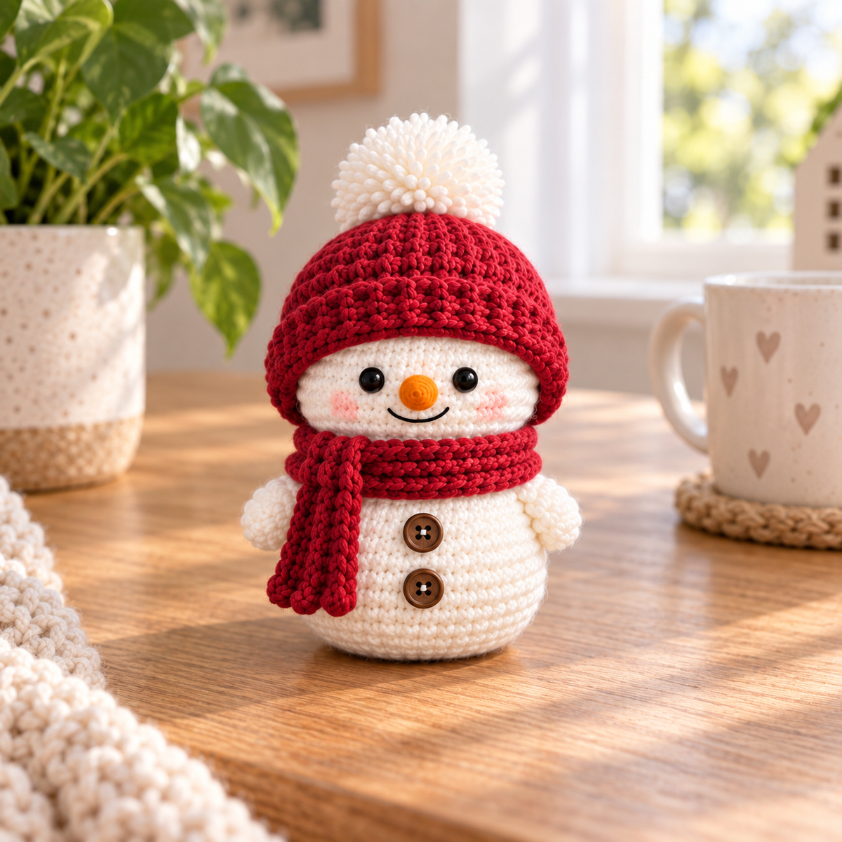 Crochet Amigurumi – Cozy Snow Buddy