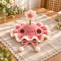 Crochet Pet Hat – Floral & Garden Bonnet Styles