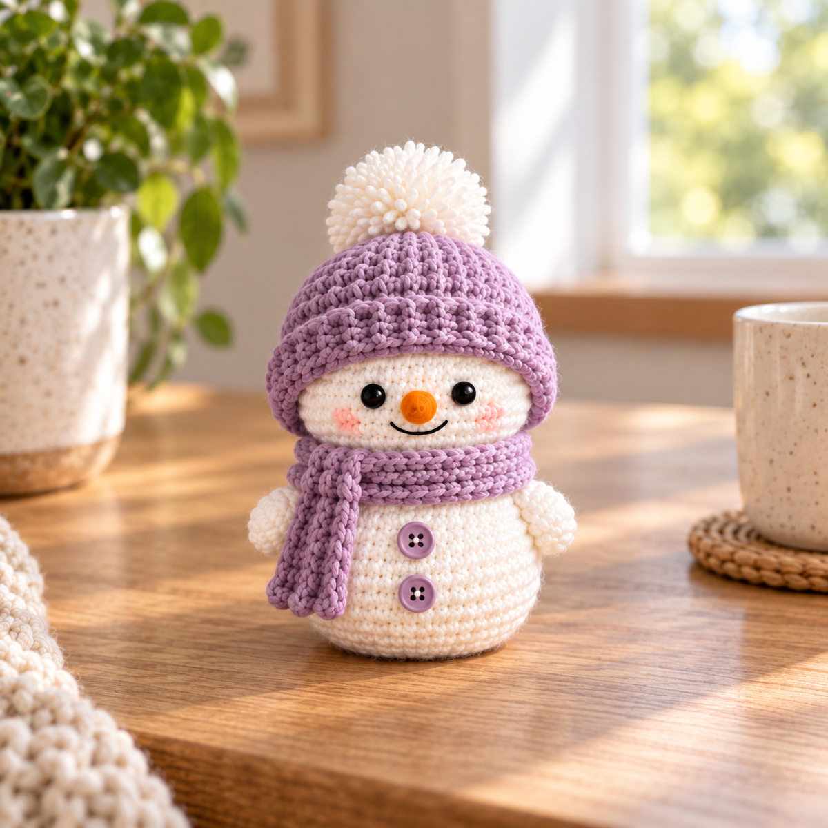 Crochet Amigurumi – Cozy Snow Buddy