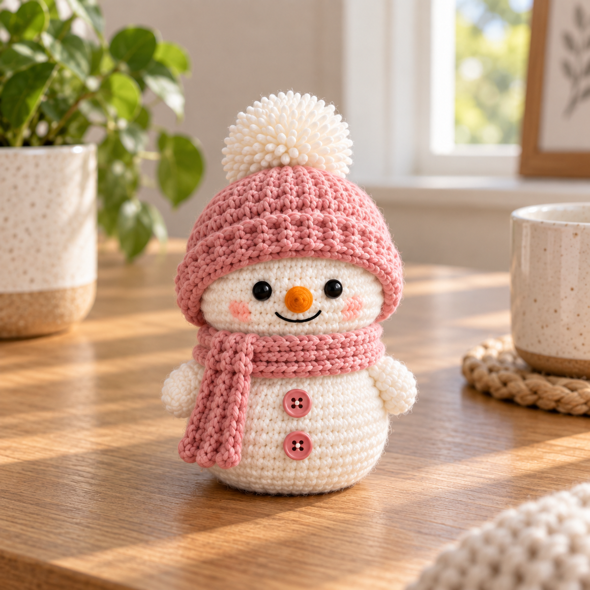 Crochet Amigurumi – Cozy Snow Buddy