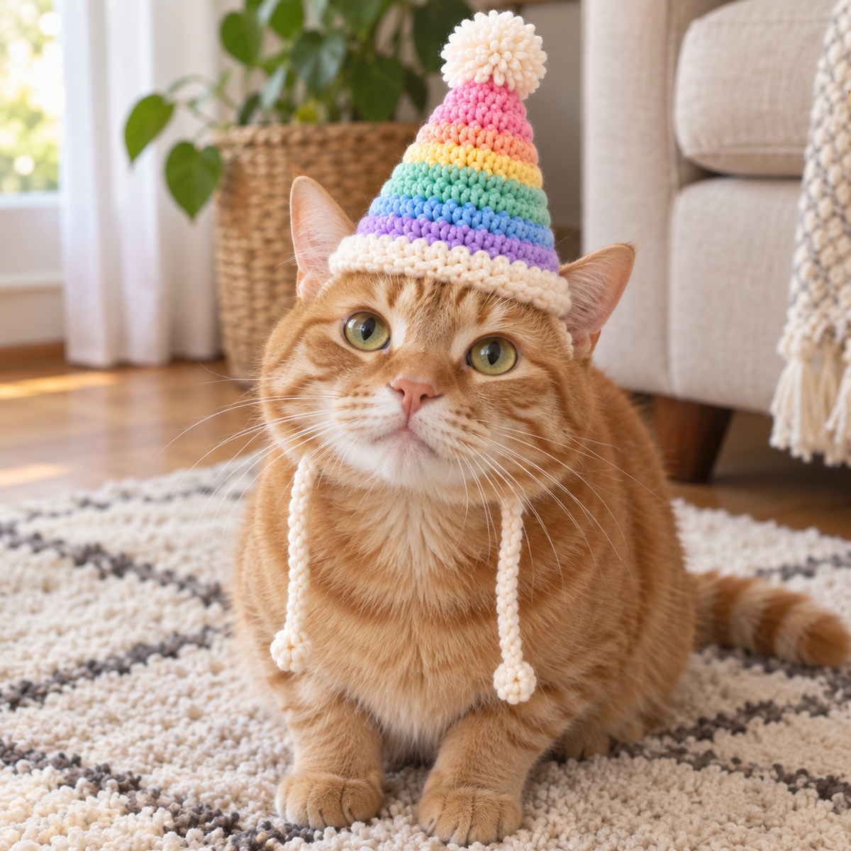 Crochet Pet Hat – Birthday Party Styles