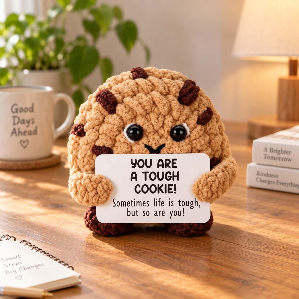 Amigurumi Emotional Support – Cozy Object Friends with Custom Message