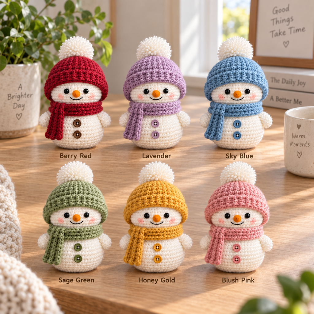 Crochet Amigurumi – Cozy Snow Buddy