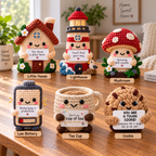 Amigurumi Emotional Support – Cozy Object Friends with Custom Message