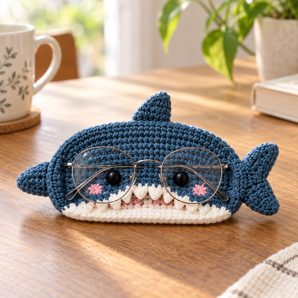 Crochet Glasses Holder – Whimsy Critter Faces