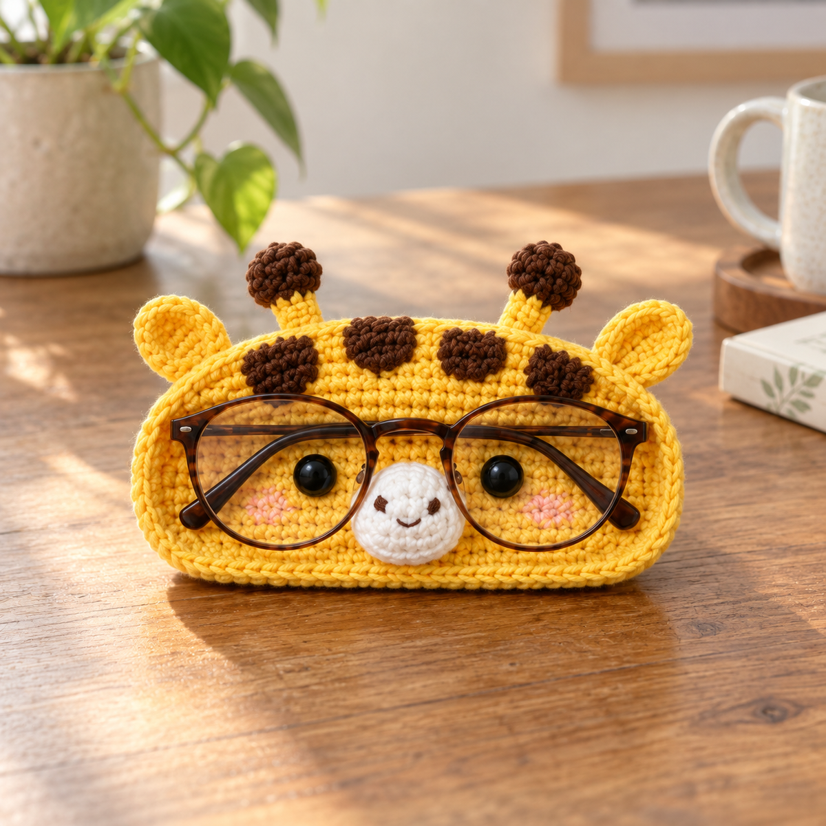 Crochet Glasses Holder – Whimsy Critter Faces