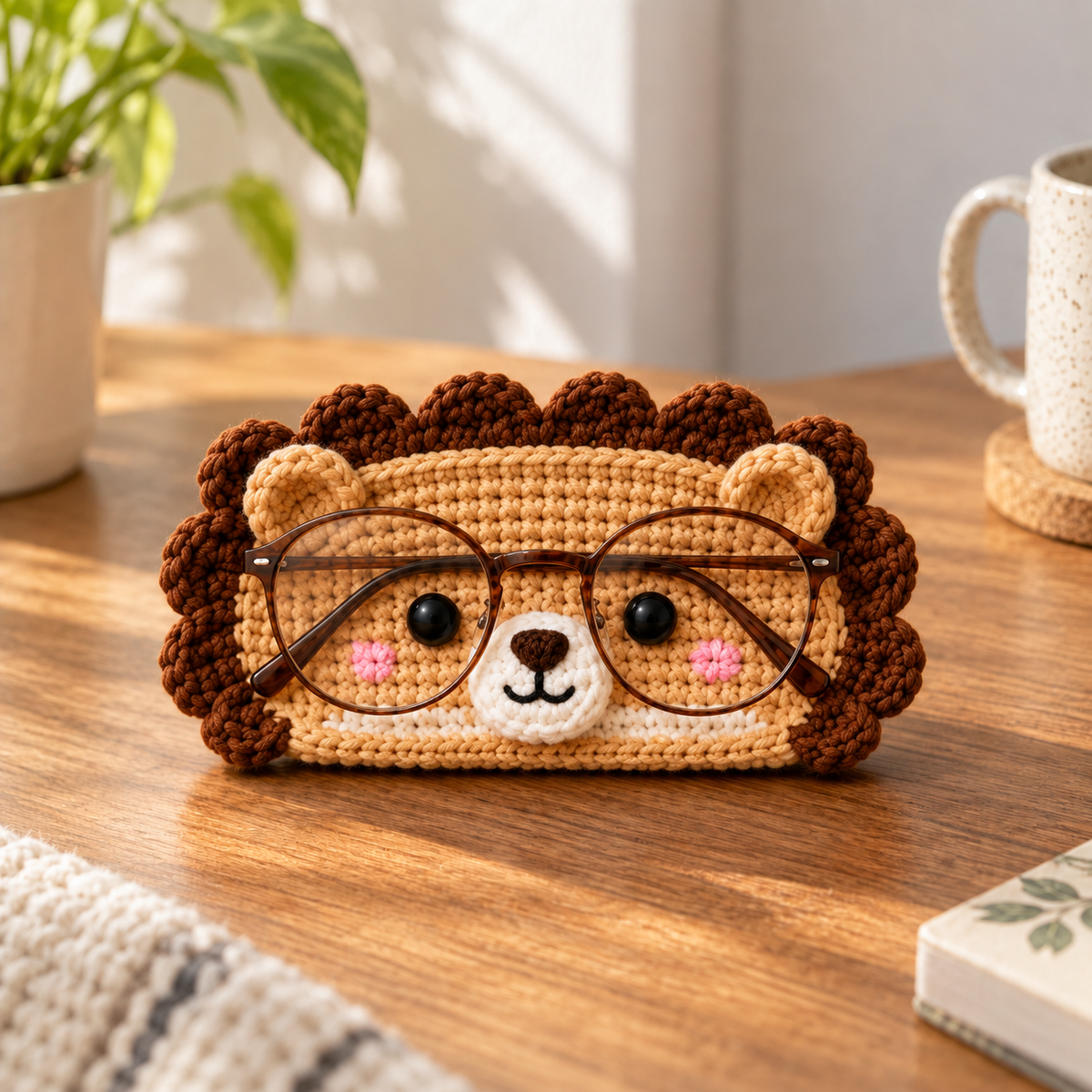 Crochet Glasses Holder – Whimsy Critter Faces