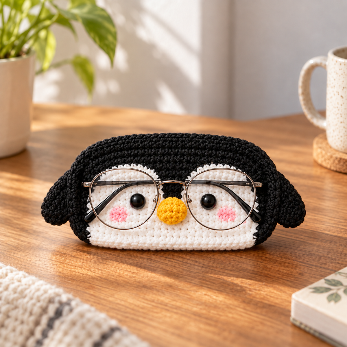 Crochet Glasses Holder – Whimsy Critter Faces