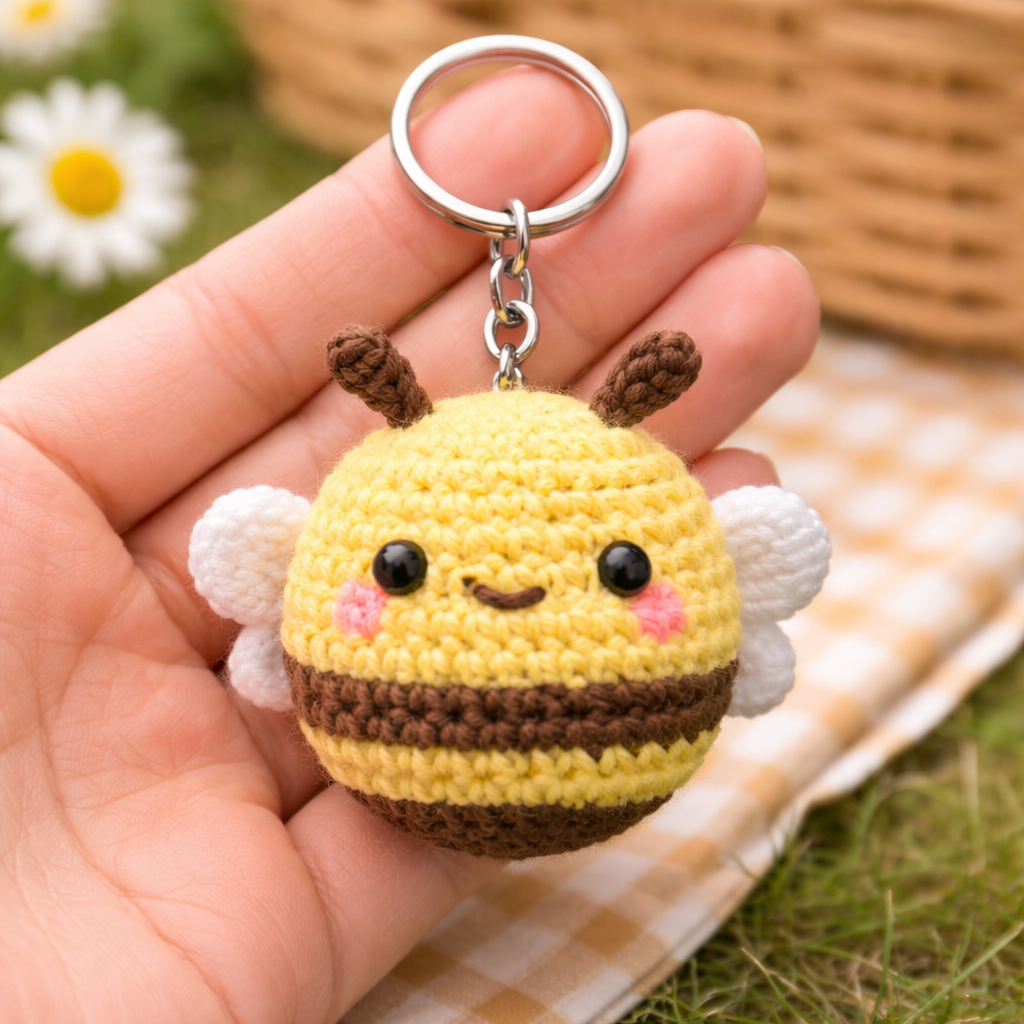 Crochet Keychain – Cute Animal Friends