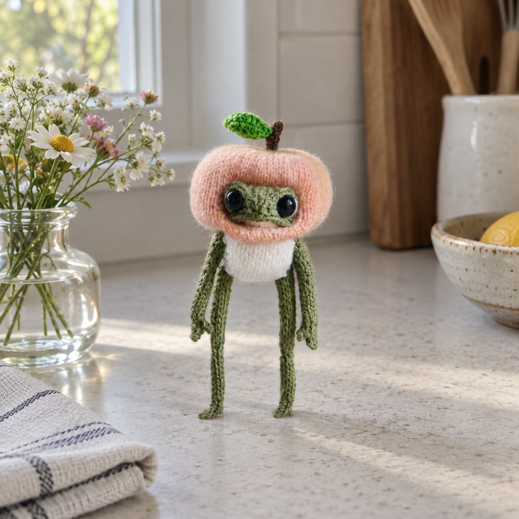 Crochet Amigurumi – Apple Sprout Buddy