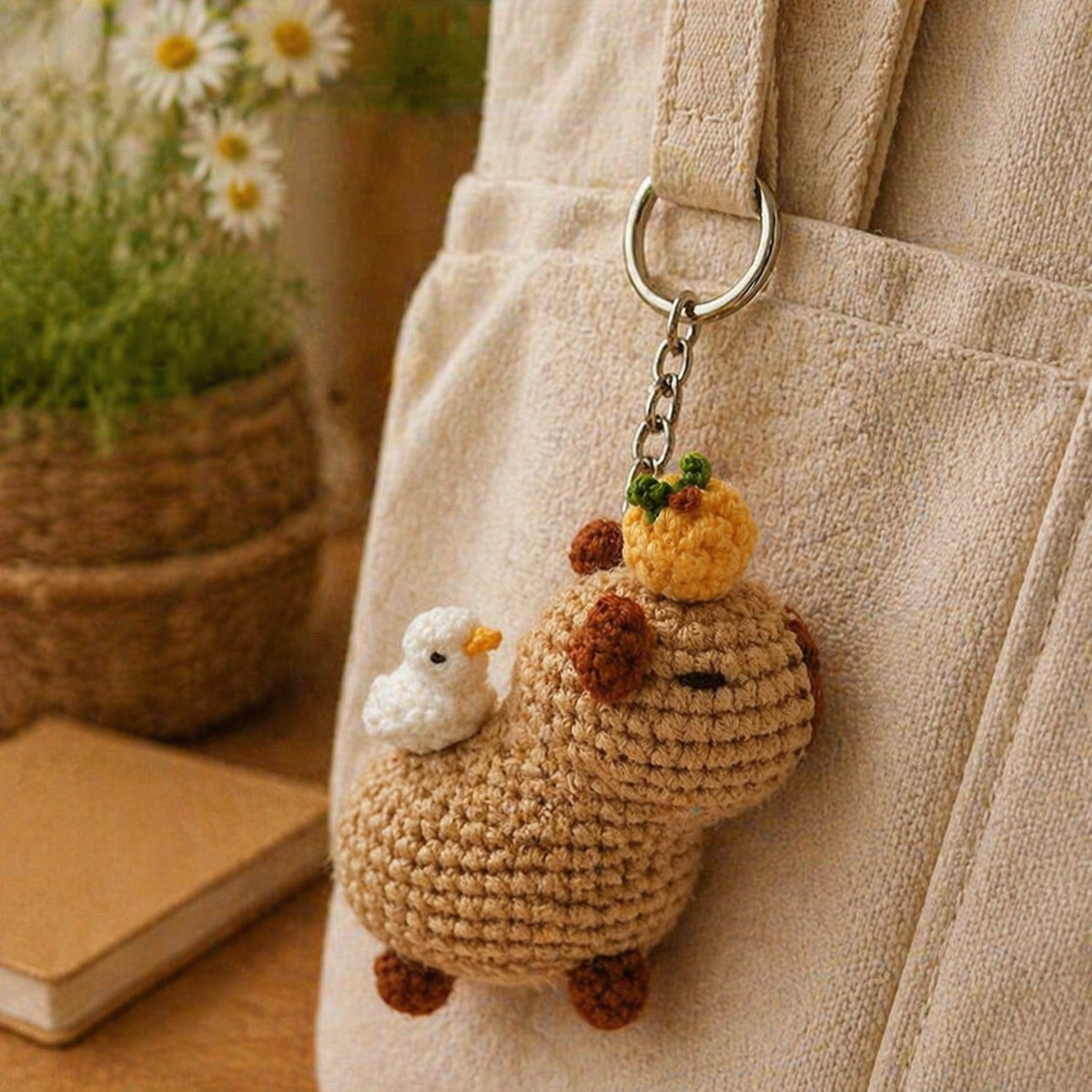 Crochet Keychain – Animal Adventure Friends