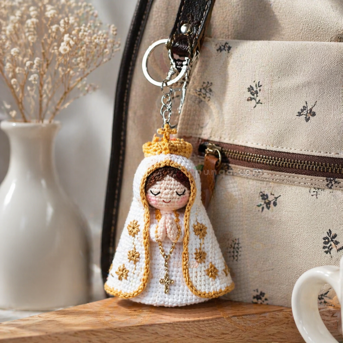 Crochet Keychain – Faith & Sacred Figures
