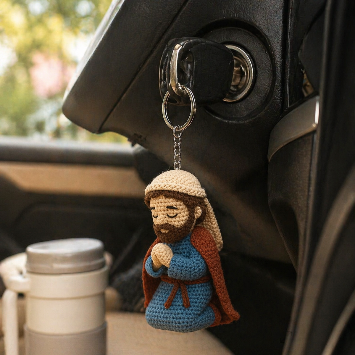 Crochet Keychain – Faith & Sacred Figures