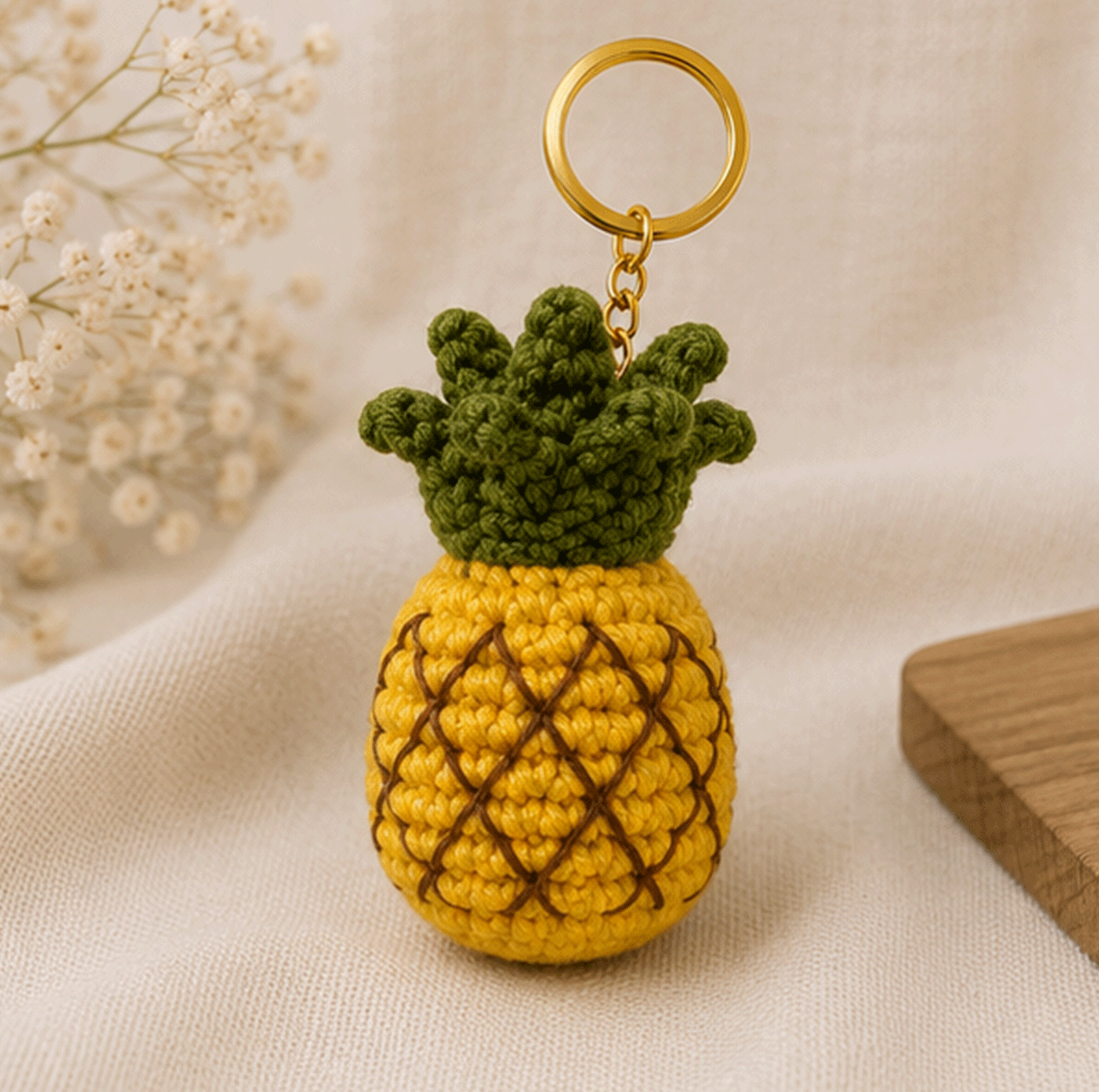 Crochet Fruit Keychain – Fruit Friends