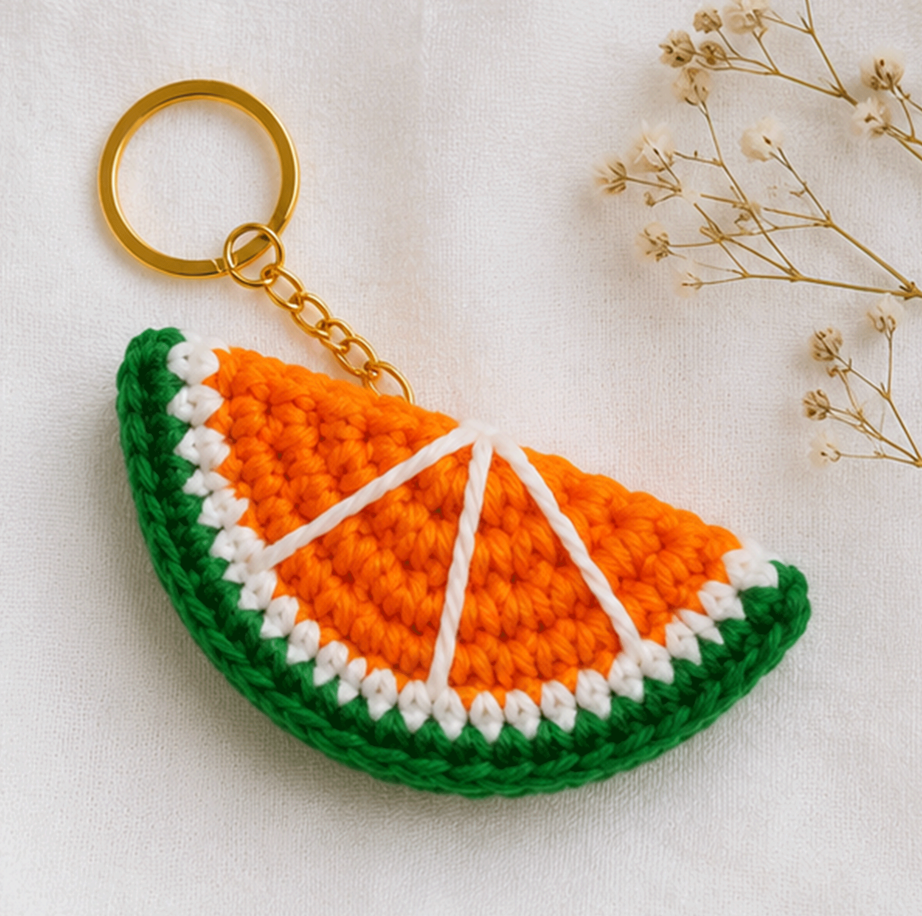 Crochet Fruit Keychain – Fruit Friends
