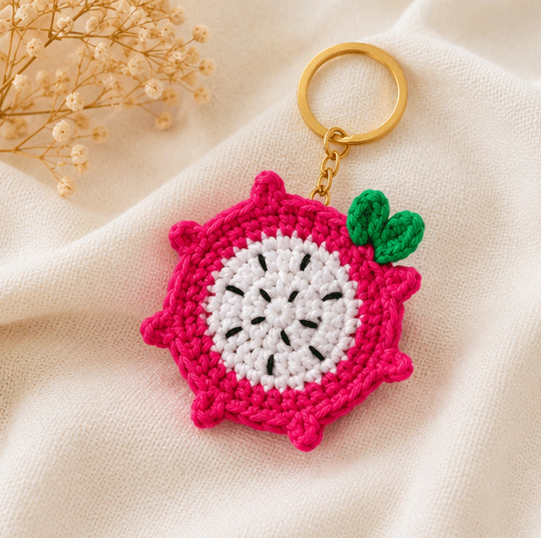 Crochet Fruit Keychain – Fruit Friends