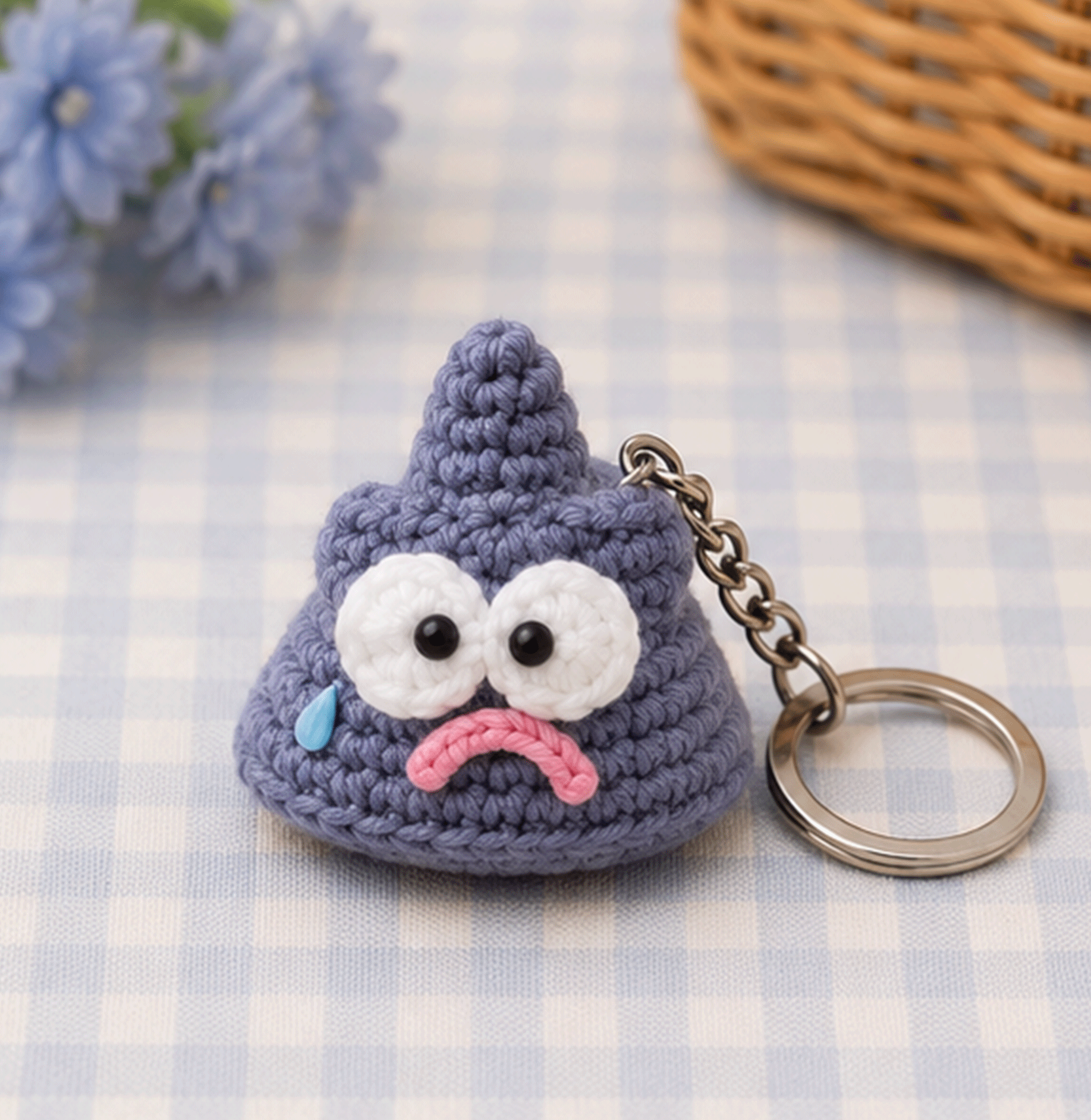 Crochet Keychain – Silly Bathroom Friends