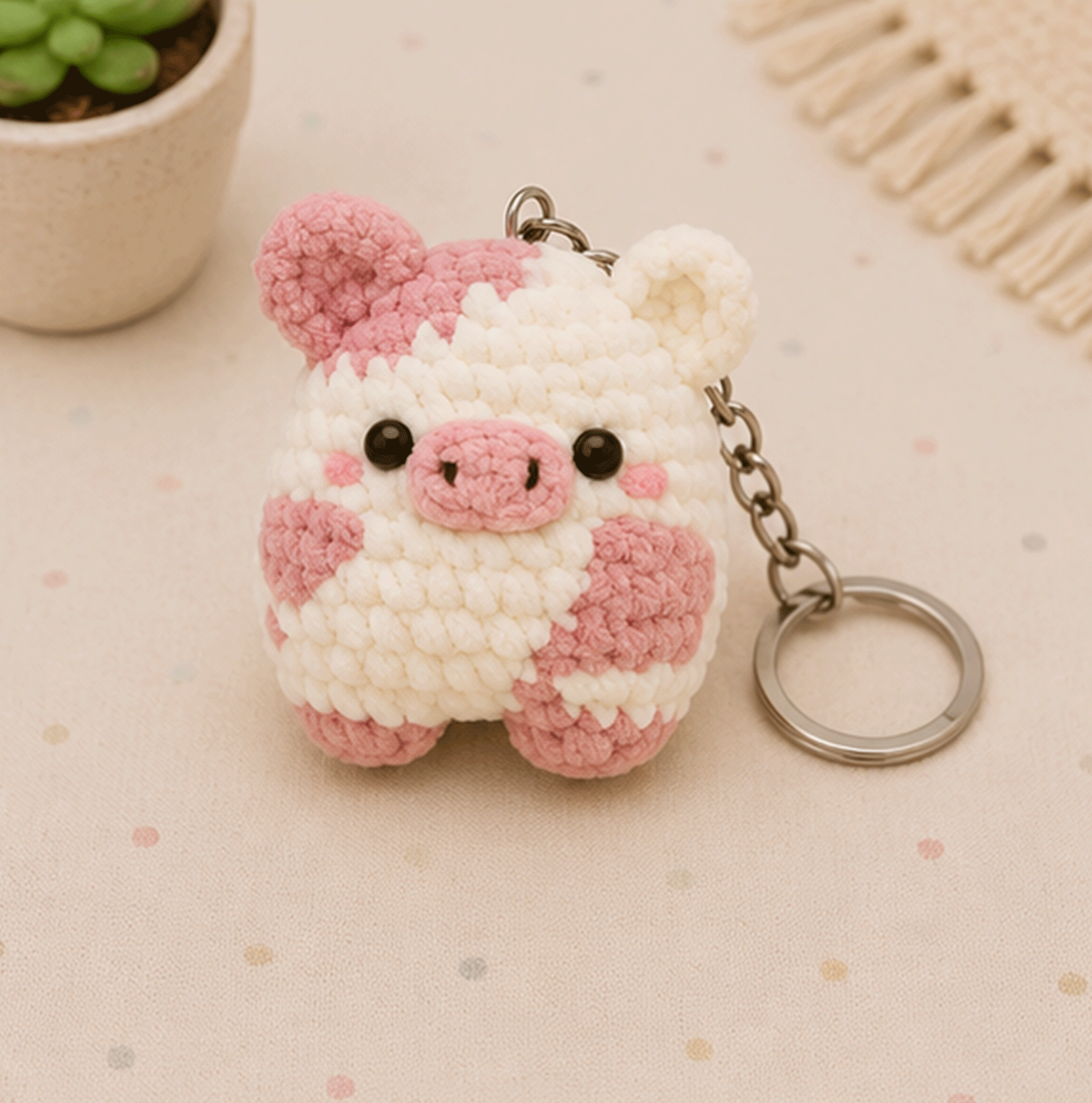 Crochet Keychain – Cute Animal Friends